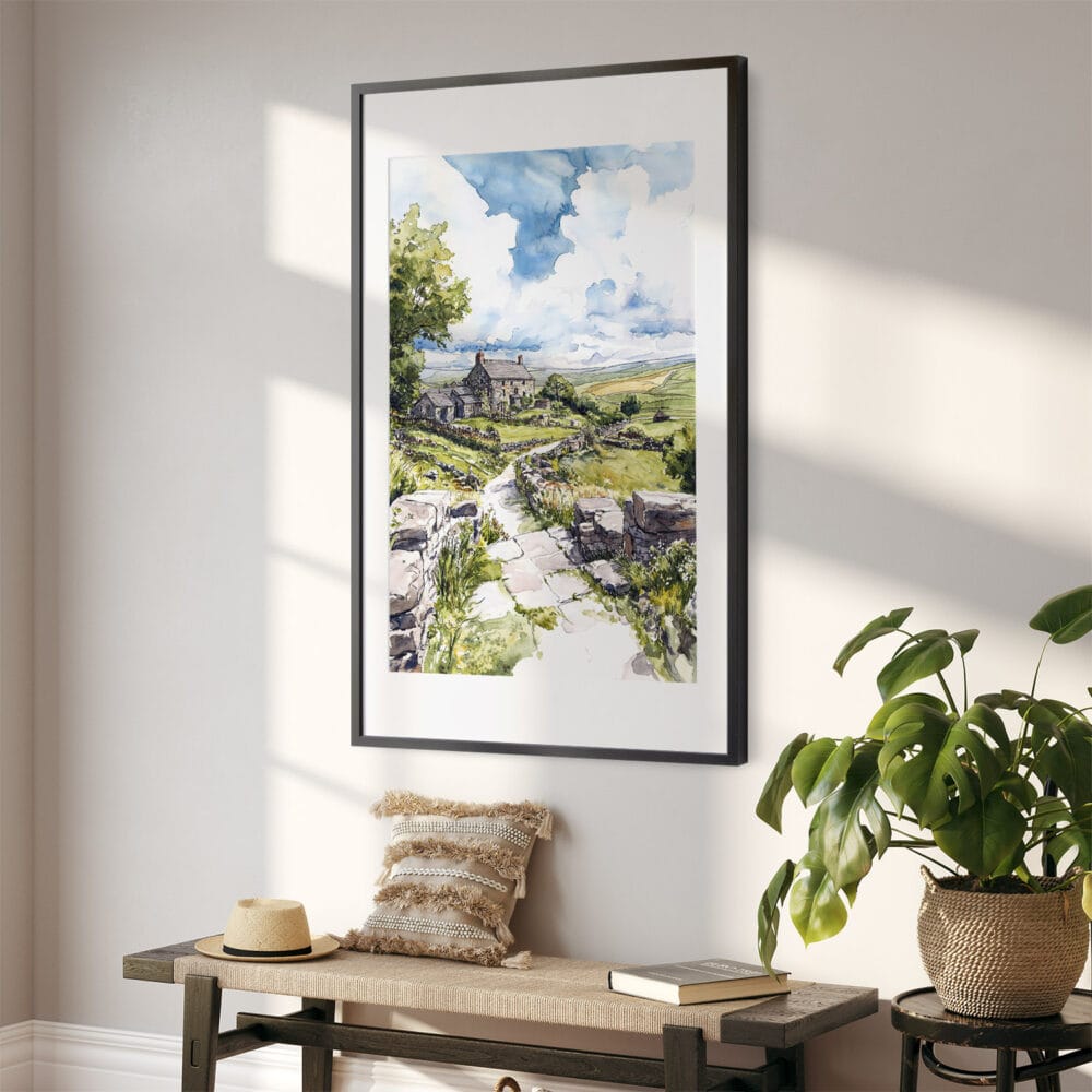 02 - Yorkshire England Watercolor Art - Digital Downloads - Hallway.jpg 02 - Yorkshire England Watercolor Art - Digital Downloads - Hallway.jpg