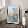03 - Amritsar Golden Temple Painting Art - Digital Downloads - Frame Standing on floor.jpg