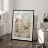03 - Arizona Watercolor Art - Digital Downloads - Frame Standing on floor.jpg