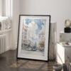 03 - Berlin Watercolor Art - Digital Downloads - Frame Standing on floor.jpg