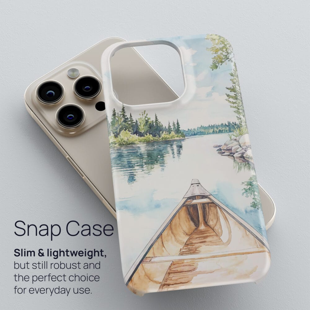 03 - Boundary Waters Minnesota Phone Case - Snap Case.jpg 03 - Boundary Waters Minnesota Phone Case - Snap Case.jpg