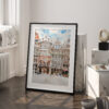03 - Brussels Watercolor Art - Digital Downloads - Frame Standing on floor.jpg