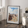 03 - Canyonlands National Park Watercolor Art - Digital Downloads - Frame Standing on floor.jpg
