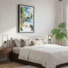 03 - Framed American Samoa National Park Watercolor Canvas Print - Bedroom.jpg