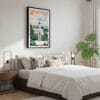 03 - Framed Athens Georgia Watercolor Canvas Print - Bedroom.jpg