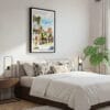 03 - Framed Balboa Park Watercolor Canvas Print - Bedroom.jpg