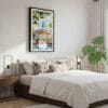 03 - Framed Belgrade Watercolor Canvas Print - Bedroom.jpg