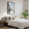 03 - Framed Big Bend National Park Watercolor Canvas Print - Bedroom.jpg