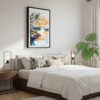 03 - Framed Biscayne National Park Watercolor Canvas Print - Bedroom.jpg