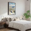 03 - Framed Cape Town Watercolor Canvas Print - Bedroom.jpg