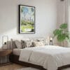 03 - Framed Central Park New York Watercolor Canvas Print - Bedroom.jpg