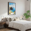 03 - Framed Channel Islands National Park Watercolor Canvas Print - Bedroom.jpg