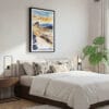 03 - Framed Death Valley National Park Watercolor Canvas Print - Bedroom.jpg