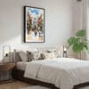 03 - Framed Dublin Ireland Watercolor Canvas Print - Bedroom.jpg