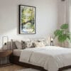 03 - Framed Florida Everglades Watercolor 2 Canvas Print - Bedroom.jpg