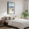 03 - Framed Great Sand Dunes National Park Watercolor Canvas Print - Bedroom.jpg