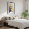 03 - Framed Guadalupe Mountains National Park Watercolor Canvas Print - Bedroom.jpg