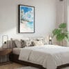 03 - Framed Hawaii - Maui - Watercolor 2 Canvas Print - Bedroom.jpg