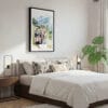 03 - Framed Hmong People in Sapa Vietnam Watercolor Canvas Print - Bedroom.jpg