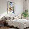 03 - Framed Hoi An Vietnam Watercolor Canvas Print - Bedroom.jpg