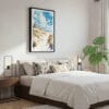 03 - Framed Indiana Dunes National Park Watercolor Canvas Print - Bedroom.jpg
