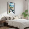 03 - Framed Innsbruck Watercolor Canvas Print - Bedroom.jpg