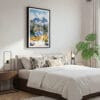 03 - Framed Kings Canyon National Park Watercolor Canvas Print - Bedroom.jpg