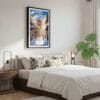 03 - Framed Kyoto Pagoda - Watercolor 1 Canvas Print - Bedroom.jpg