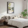 03 - Framed New River Gorge National Park Watercolor Canvas Print - Bedroom.jpg