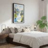 03 - Framed Ninh Binh Watercolor Canvas Print - Bedroom.jpg