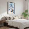 03 - Framed Patagonia Chile Watercolor Canvas Print - Bedroom.jpg