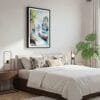03 - Framed Phuket Watercolor Canvas Print - Bedroom.jpg