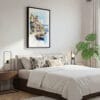 03 - Framed Porto 2 - Watercolor Canvas Print - Bedroom.jpg