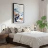 03 - Framed Shenandoah national park Watercolor Canvas Print - Bedroom.jpg