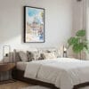 03 - Framed The Vatican Watercolor Canvas Print - Bedroom.jpg