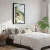 03 - Framed Ubud Bali Watercolor Canvas Print - Bedroom.jpg