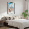 03 - Framed Vienna Watercolor Canvas Print - Bedroom.jpg