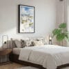 03 - Framed White Sands National Park Watercolor Canvas Print - Bedroom.jpg