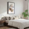 03 - Framed Yosemite El Capitan Watercolor Canvas Print - Bedroom.jpg