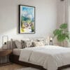 03 - Framed Zermatt Switzerland Watercolor Canvas Print - Bedroom.jpg