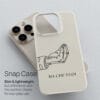 03 - Funny Italian Hand Gesture One Line Art - Ma Che Vuoi Phone Case - Snap Case.jpg