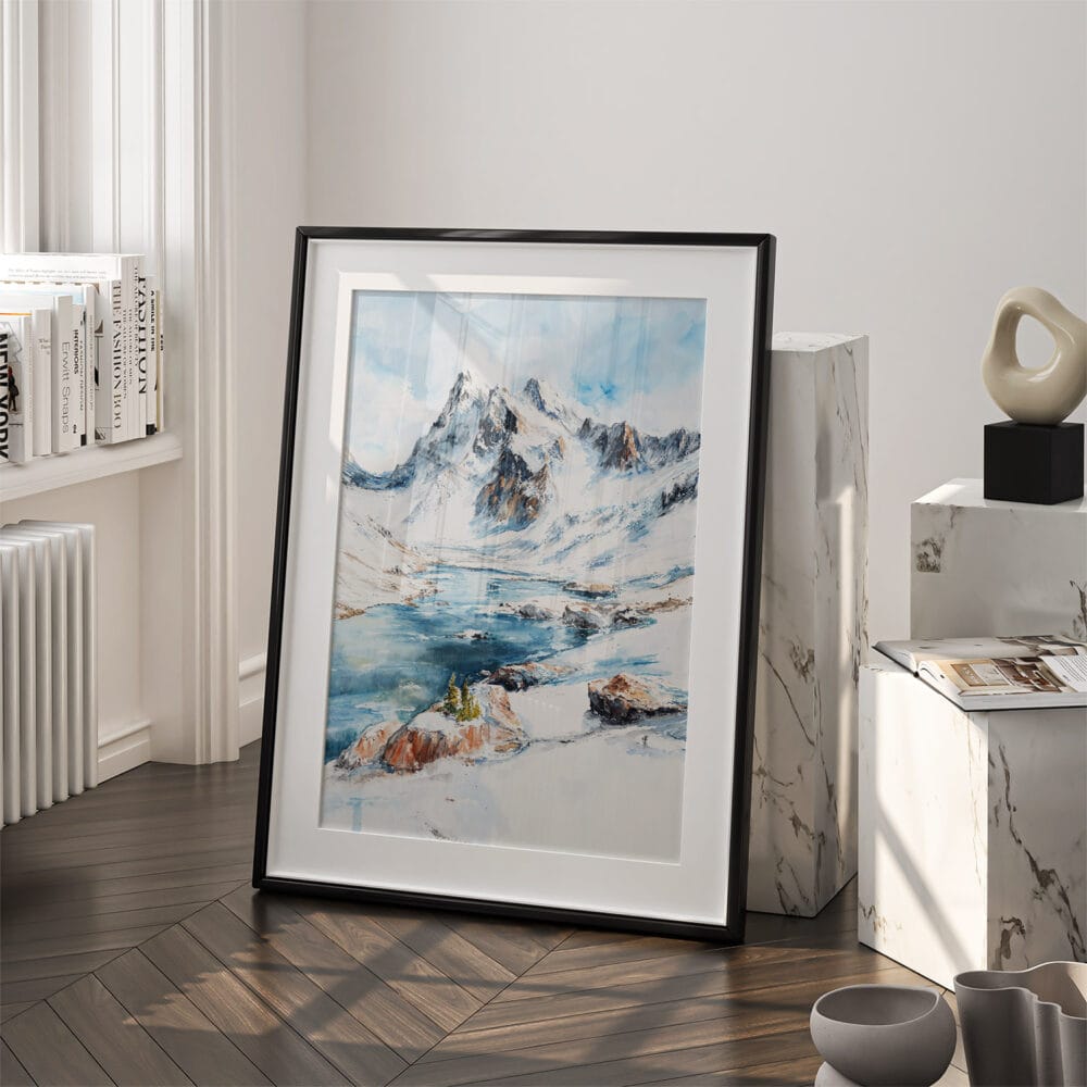 03 - Gates of the Arctic National Park Watercolor Art - Digital Downloads - Frame Standing on floor.jpg 03 - Gates of the Arctic National Park Watercolor Art - Digital Downloads - Frame Standing on floor.jpg
