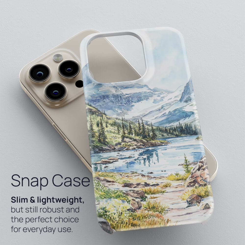 03 - Glacier National Park Phone Case - Snap Case.jpg 03 - Glacier National Park Phone Case - Snap Case.jpg