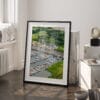 03 - Guilford Yacht Club Watercolor Art - Digital Downloads - Frame Standing on floor.jpg