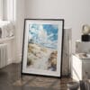 03 - Indiana Dunes National Park Watercolor Art - Digital Downloads - Frame Standing on floor.jpg