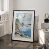 03 - Lake Windermere Watercolor 3 Art - Digital Downloads - Frame Standing on floor.jpg
