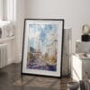 03 - Las Vegas Watercolor Art - Digital Downloads - Frame Standing on floor.jpg
