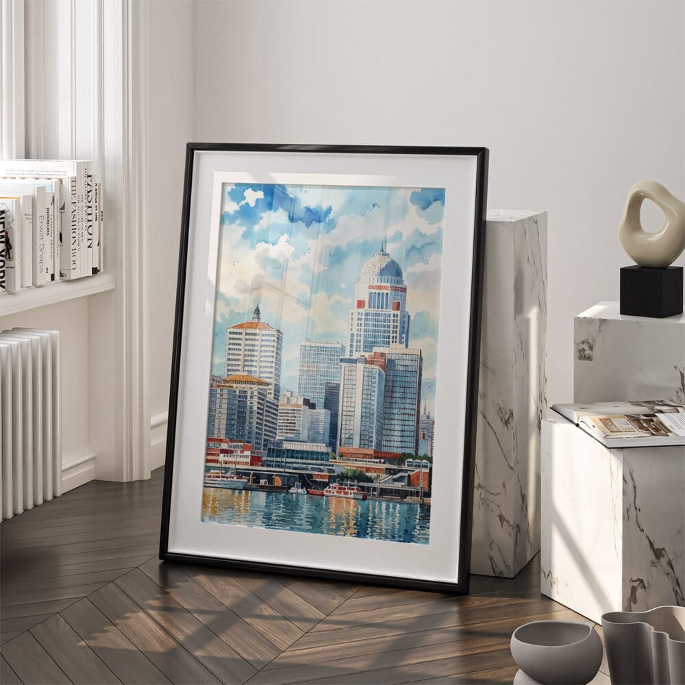 03 - Louisville Kentucky Watercolor Art - Digital Downloads - Frame Standing on floor.jpg 03 - Louisville Kentucky Watercolor Art - Digital Downloads - Frame Standing on floor.jpg
