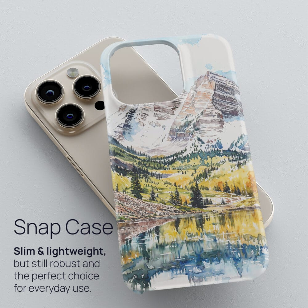 03 - Maroon Bells Aspen Phone Case - Snap Case.jpg 03 - Maroon Bells Aspen Phone Case - Snap Case.jpg