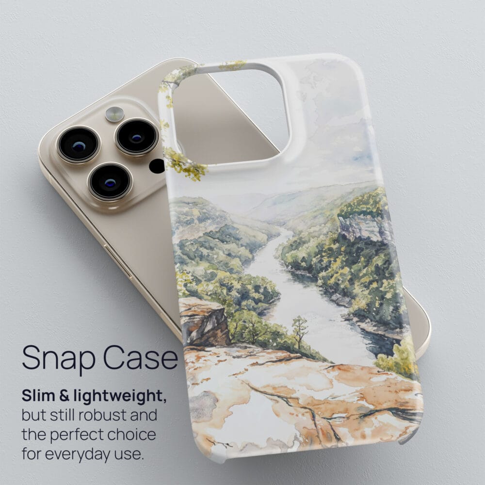 03 - New River Gorge Phone Case - Snap Case.jpg 03 - New River Gorge Phone Case - Snap Case.jpg
